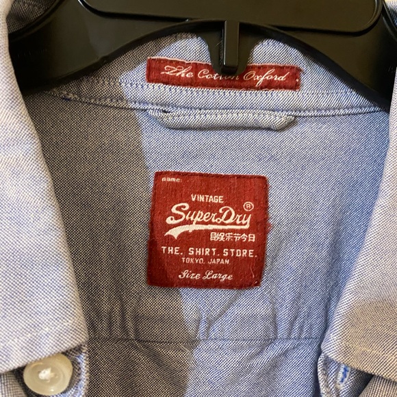 Superdry button up with white pocket - Picture 5 of 6